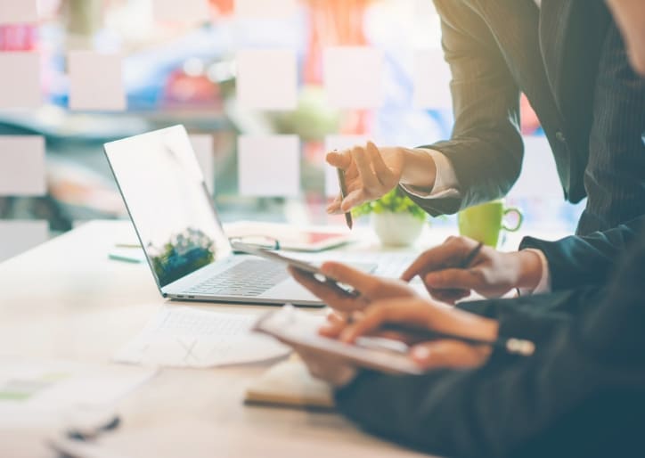 パソコンでの作業